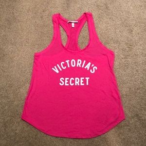 Victoria’s Secret Sleep Tank Angel Wings Pink EUC